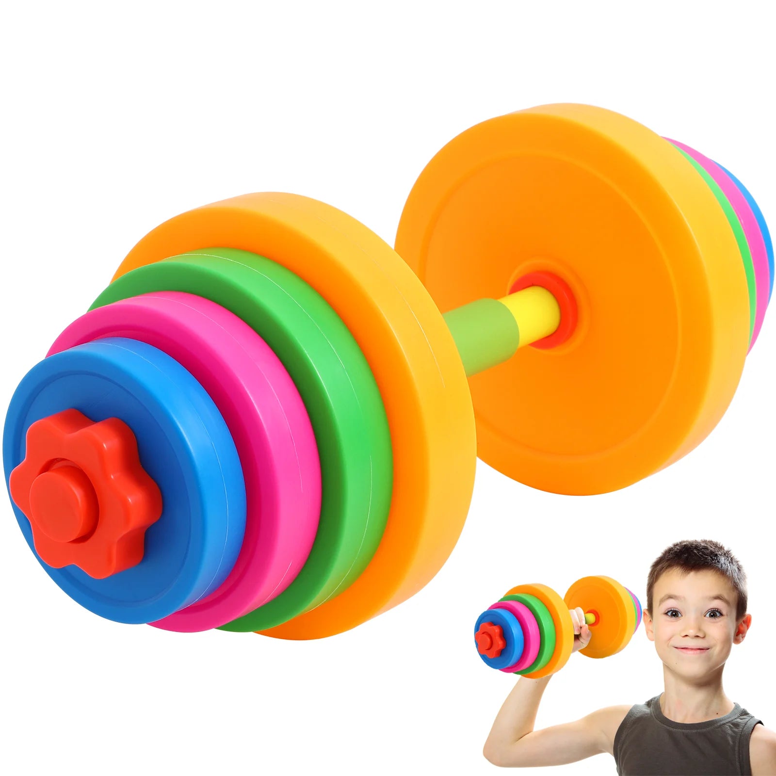 Adjustable Heavy Dumbbells Kids Dance Tools for Toys Gym