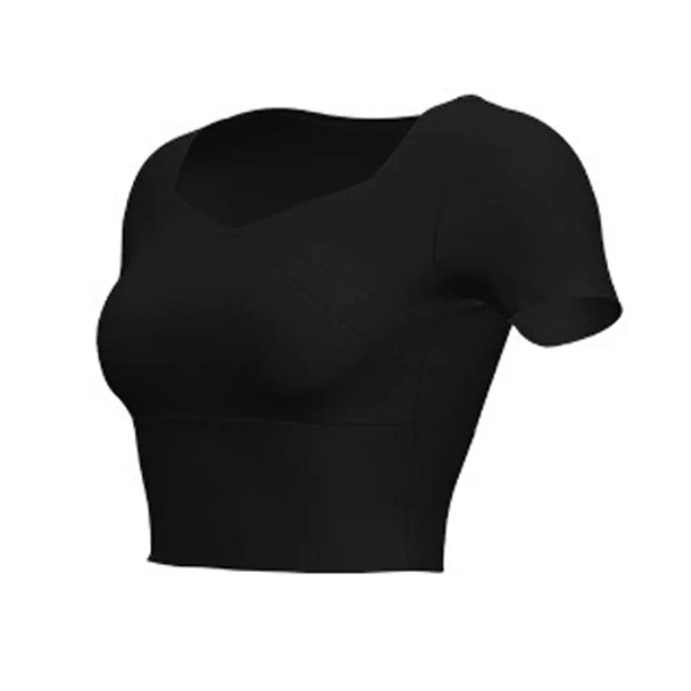 Workout Top Short Sleeved Yoga Tops T Shirt