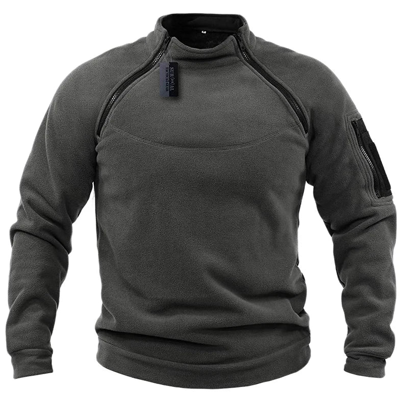 Tactical Outdoor Polar Fleece Jacket Hunting Clothes Warm Zipper