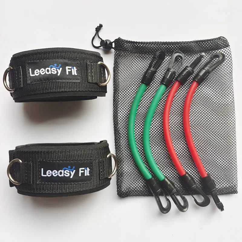 Speed and Strength Leg Resistance Bands Exercises