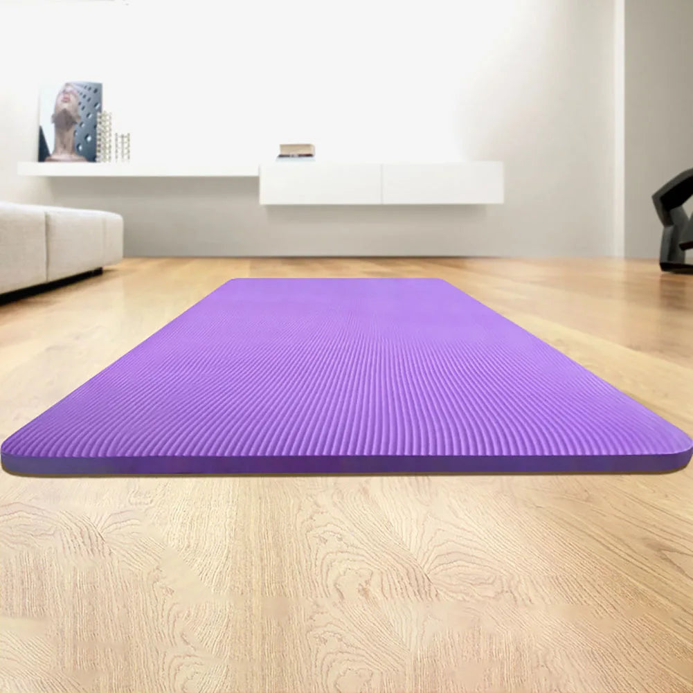 10mm Extra Thick Yoga Mat Non-slip High Density Anti-tear Fitness