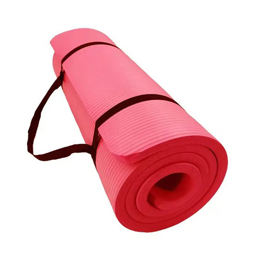 10mm Extra Thick Yoga Mat Non-slip High Density Anti-tear Fitness