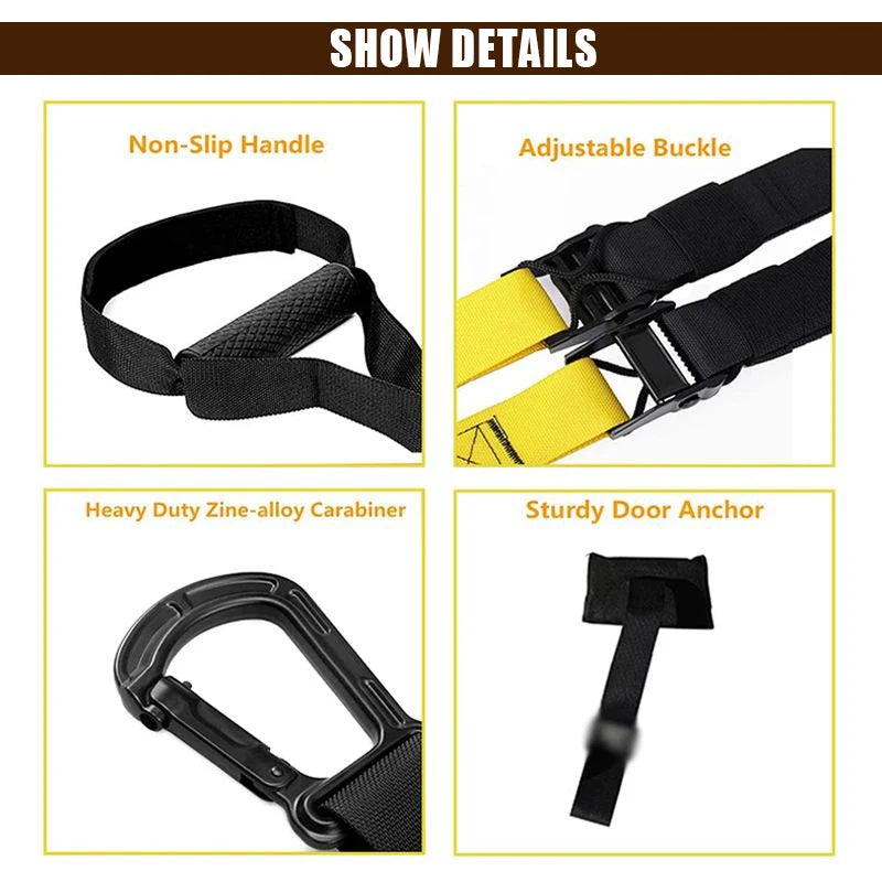 Hanging Training Strap Adjustable Resistance Band Gymnastics