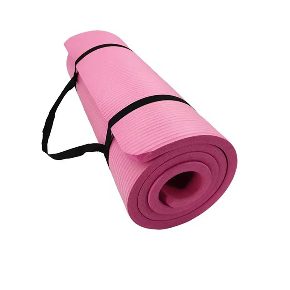 10mm Extra Thick Yoga Mat Non-slip High Density Anti-tear Fitness