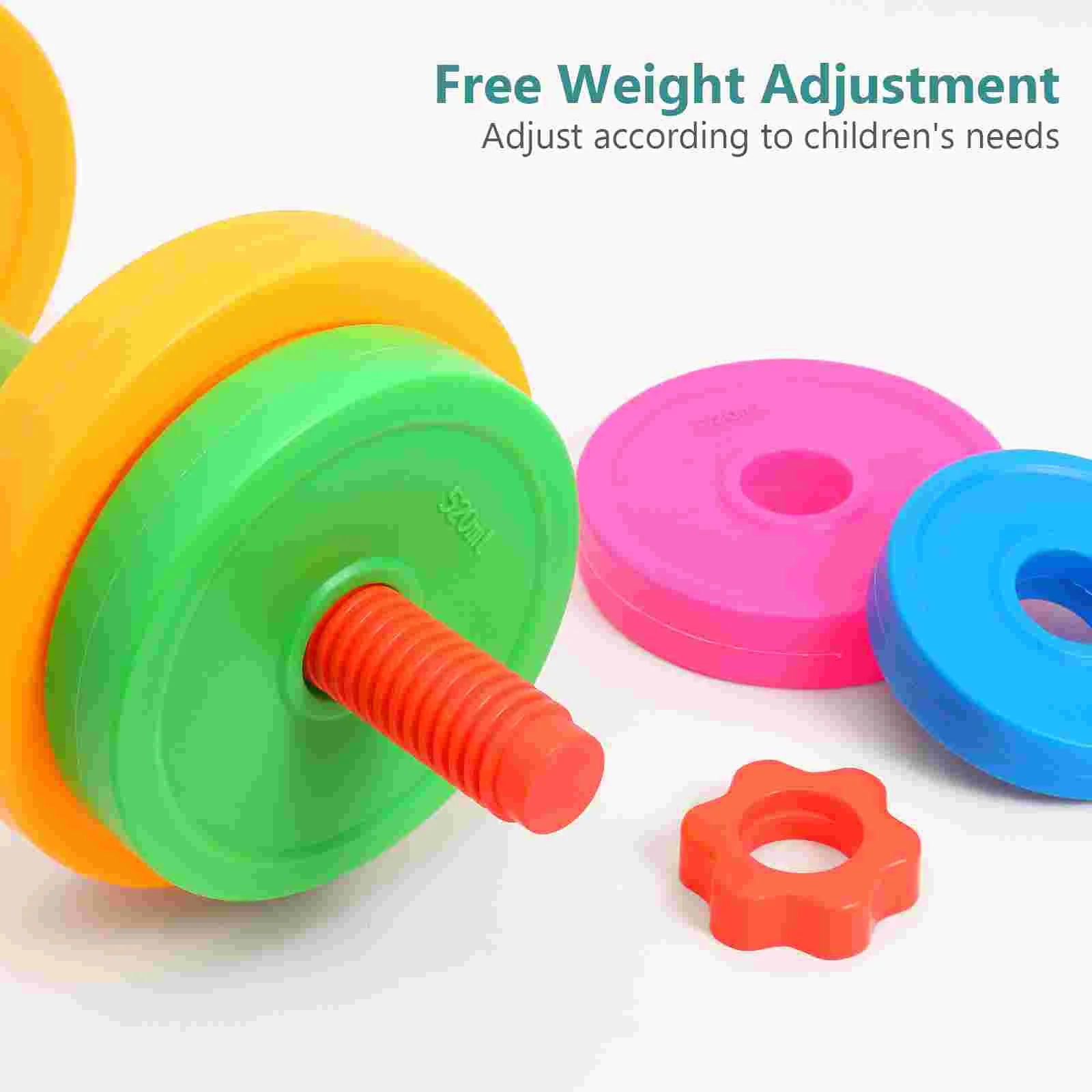 Adjustable Heavy Dumbbells Kids Dance Tools for Toys Gym