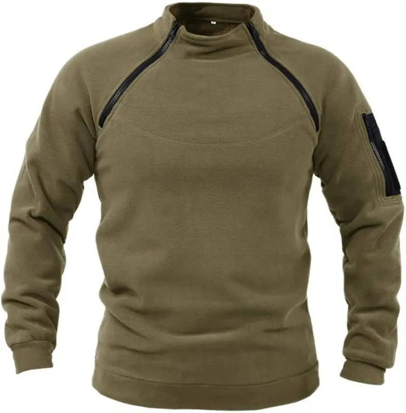 Tactical Outdoor Polar Fleece Jacket Hunting Clothes Warm Zipper