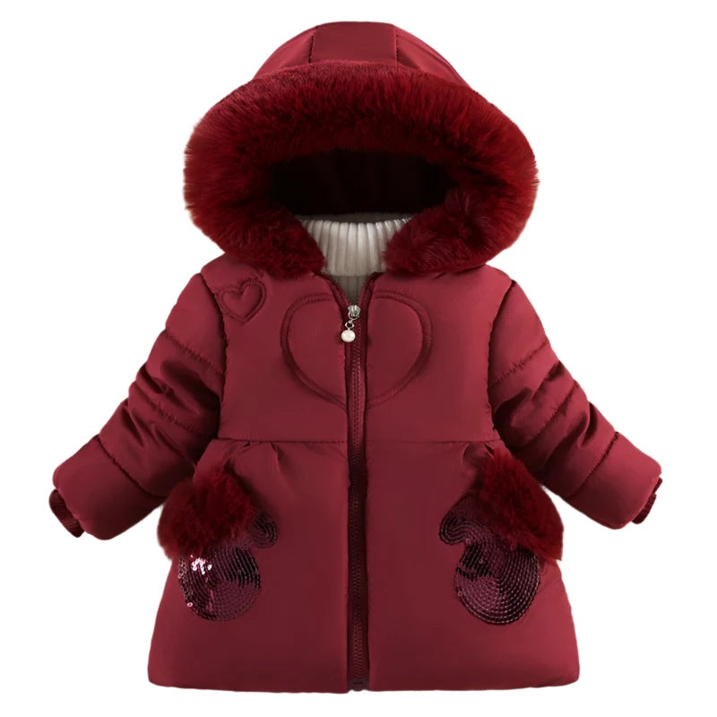 Baby Girls Padded Jackets Children Winter