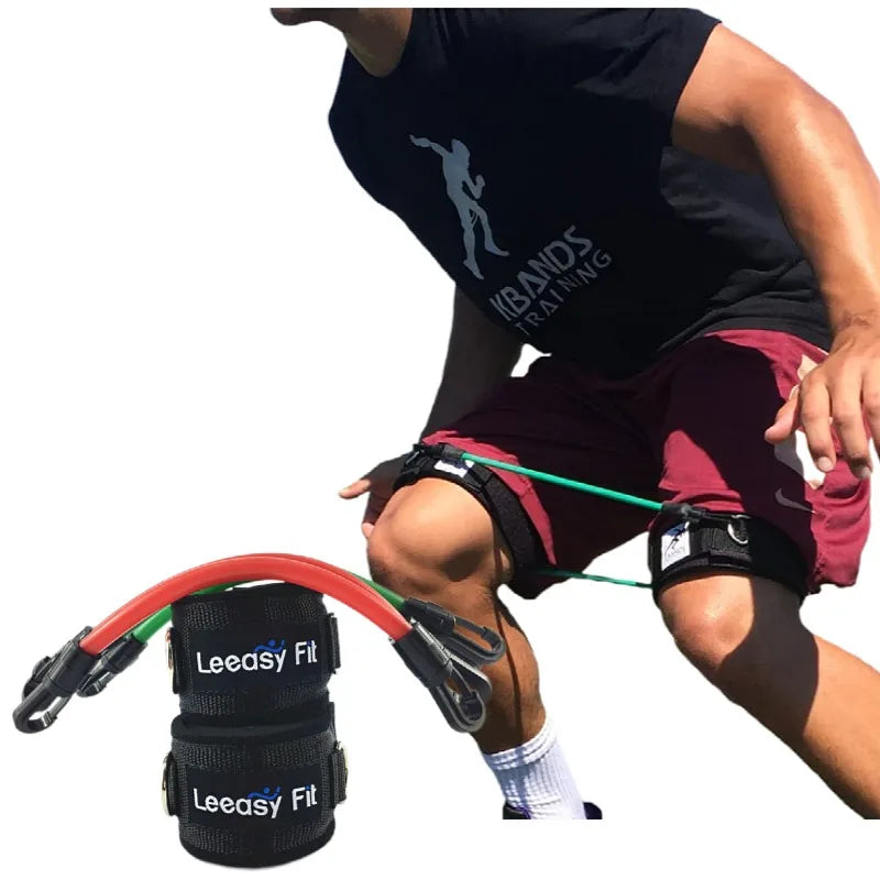 Speed and Strength Leg Resistance Bands Exercises